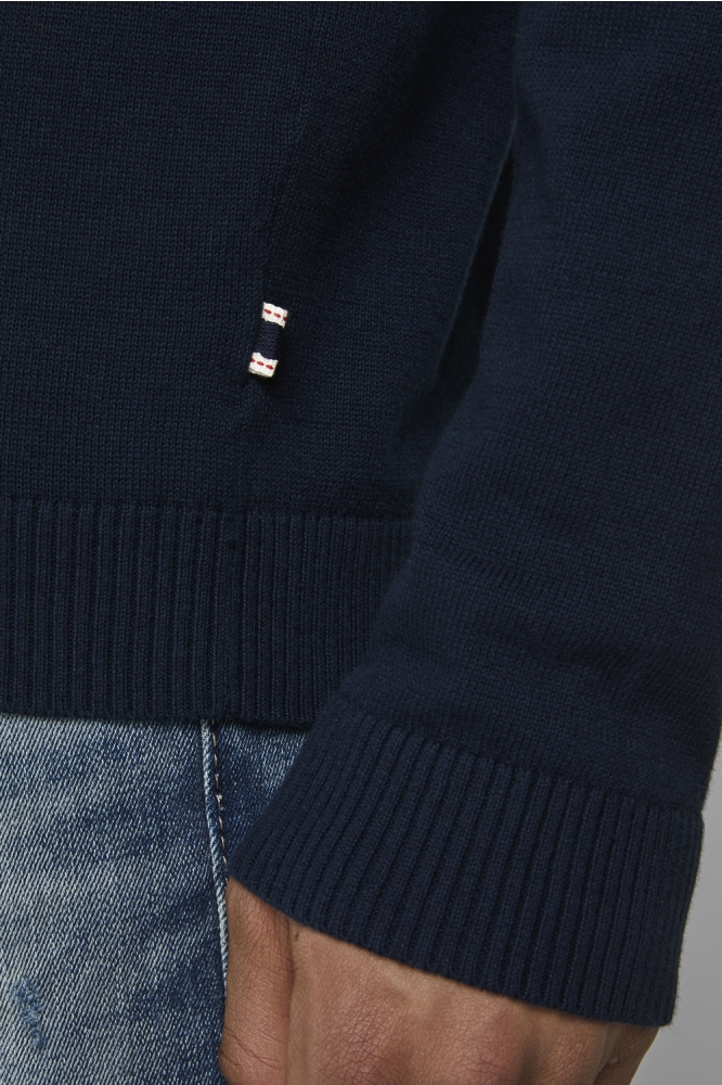 JJEBASIC KNIT V-NECK NOOS 12137194 Navy Blazer